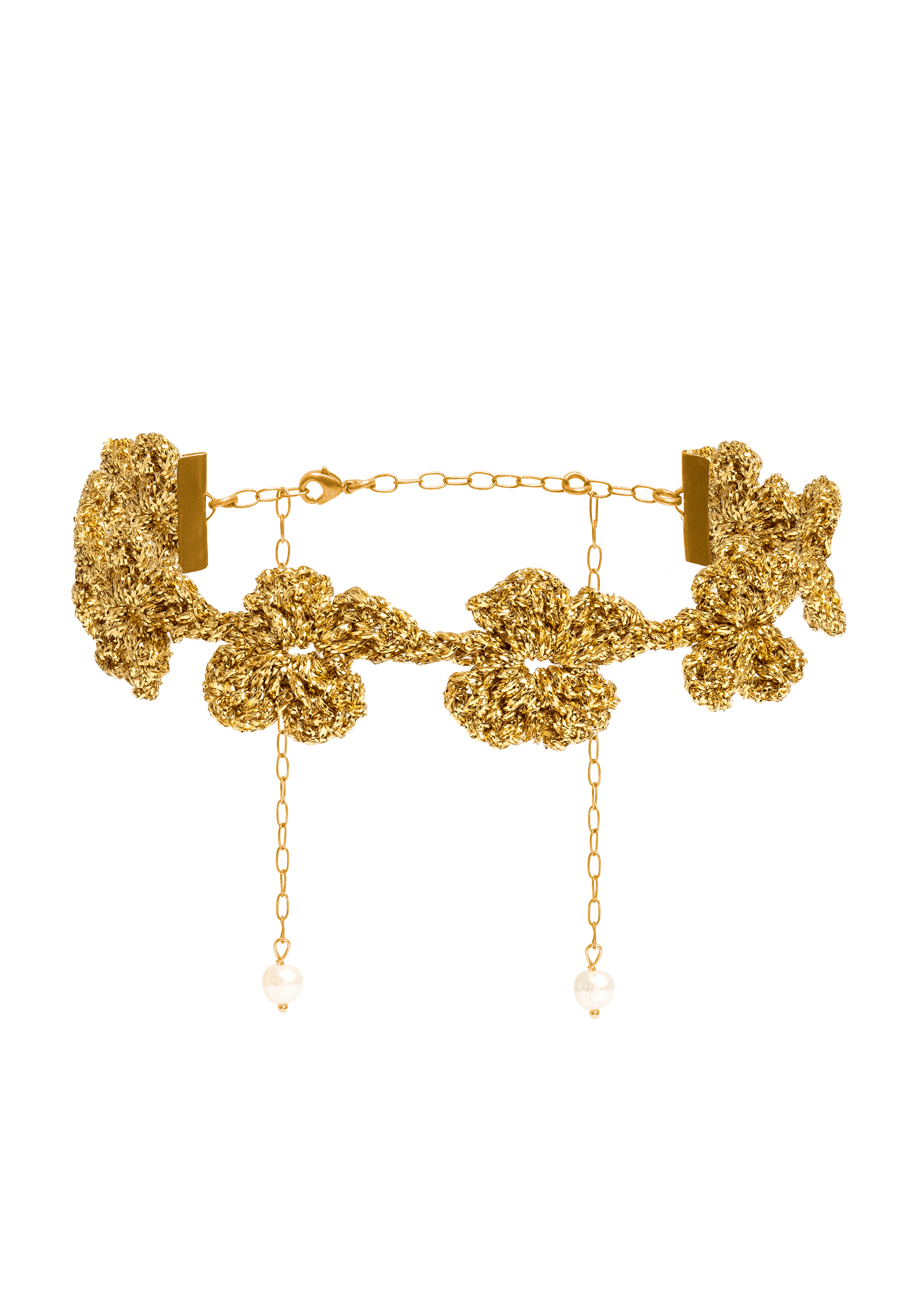 Women’s Golden Binibeca Flower Choker Lavani Jewels