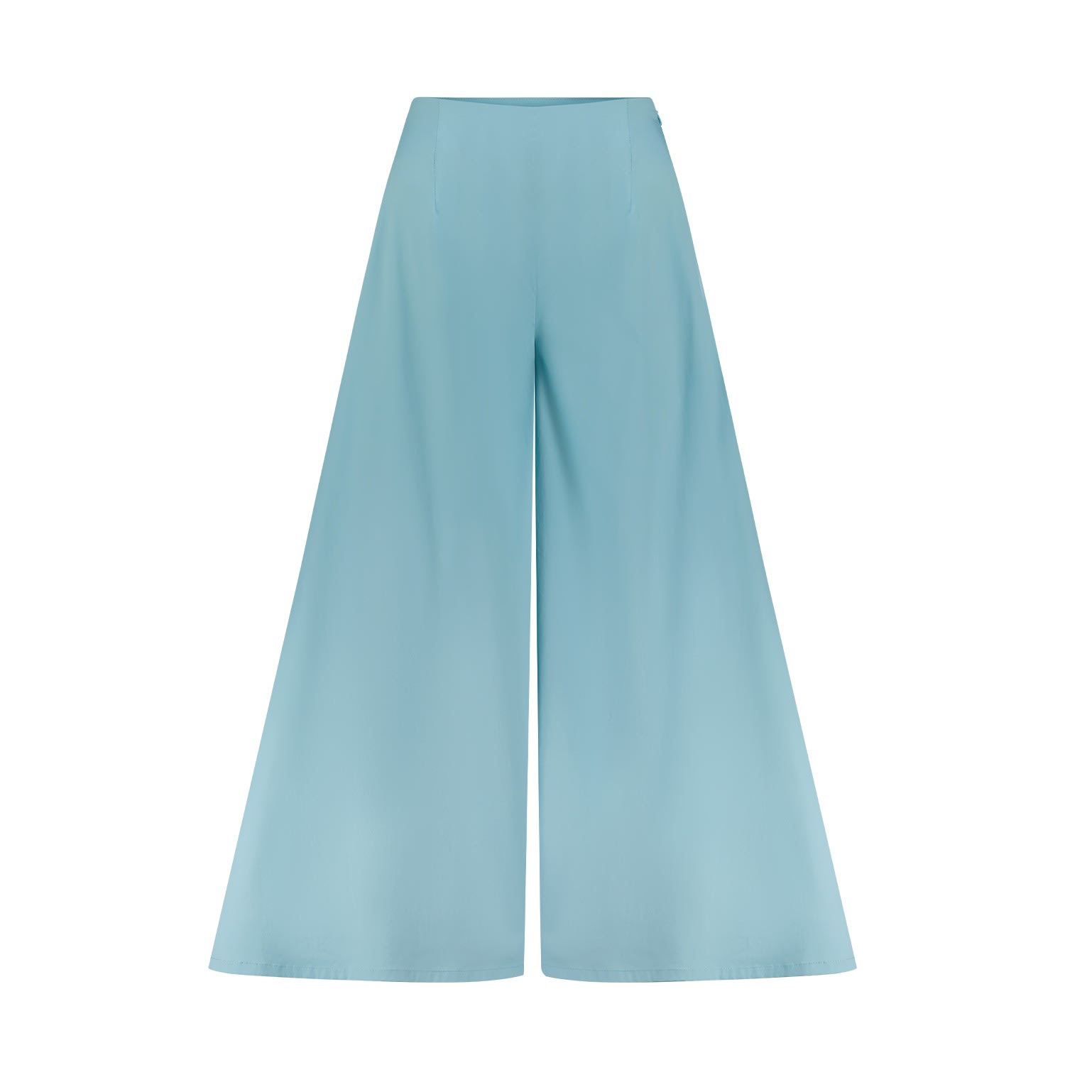 Azzalia Women's Quirky Flared Pants - Blue In Blue