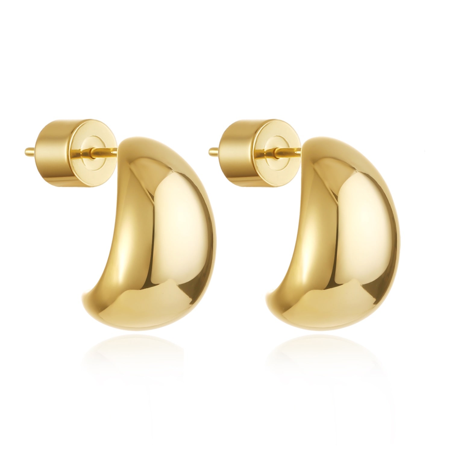 The Perfect Hoop Women's Gold The Amadora Hoop Mini