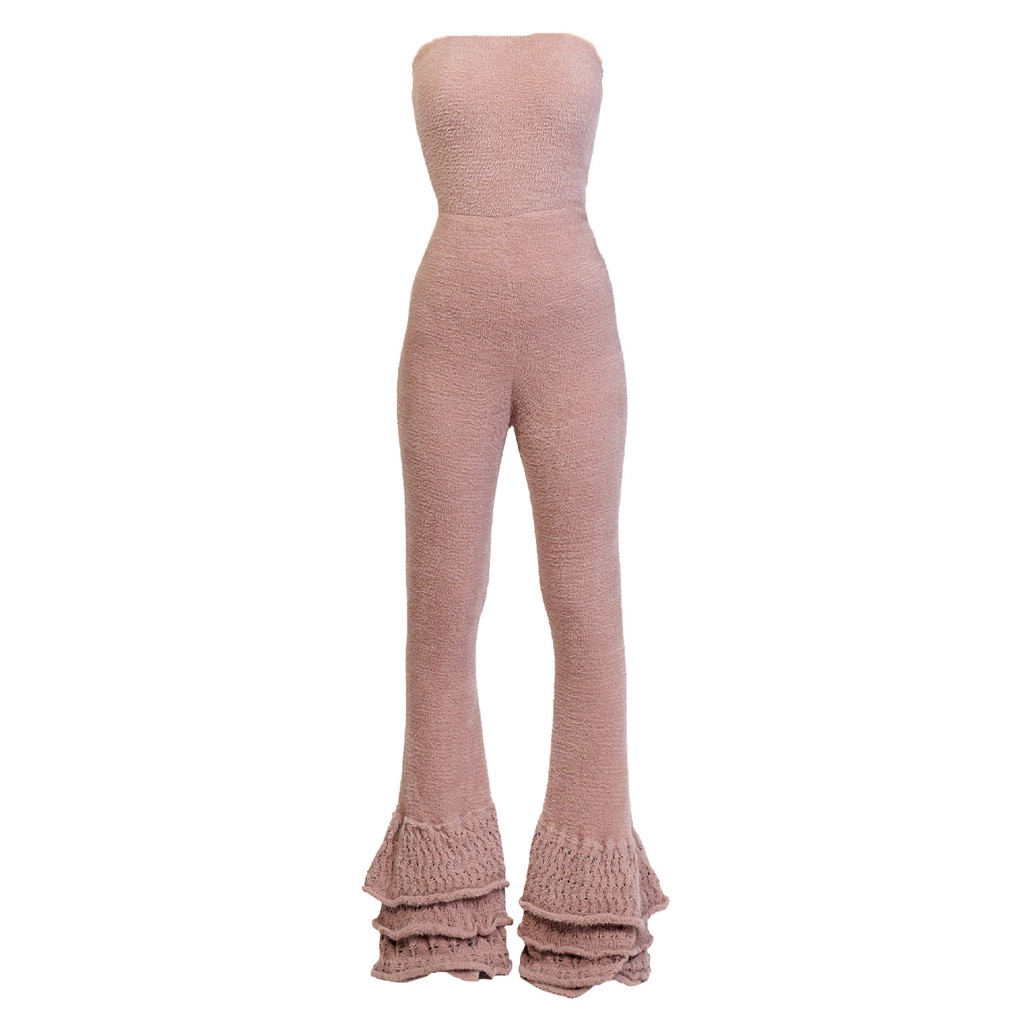 Maison Bogomil Women's Pink / Purple Knit Bodycon Jumpsuit In Pink/purple