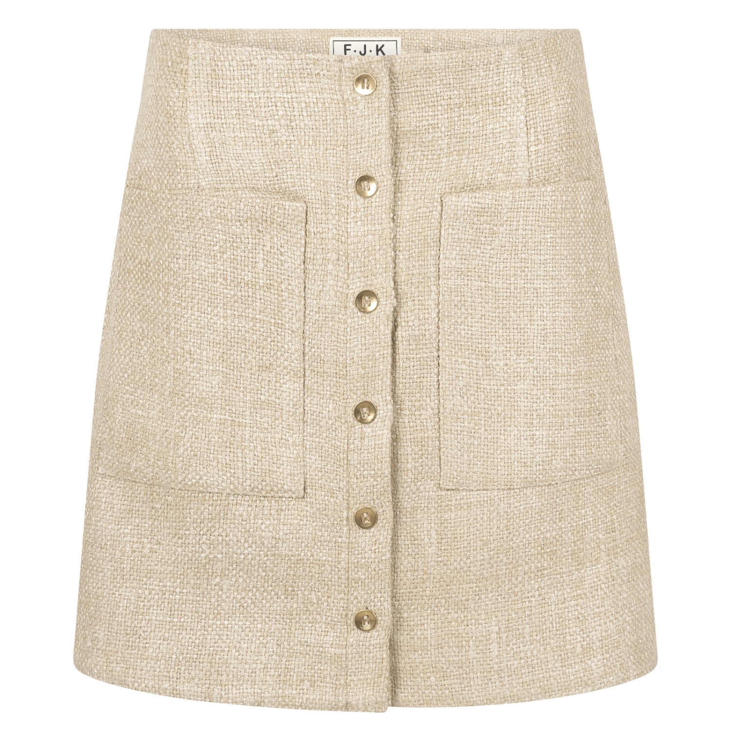 Women's Leon | The Golden Silk Mini Skirt | Small | F.j.k by Farah Kadhimi