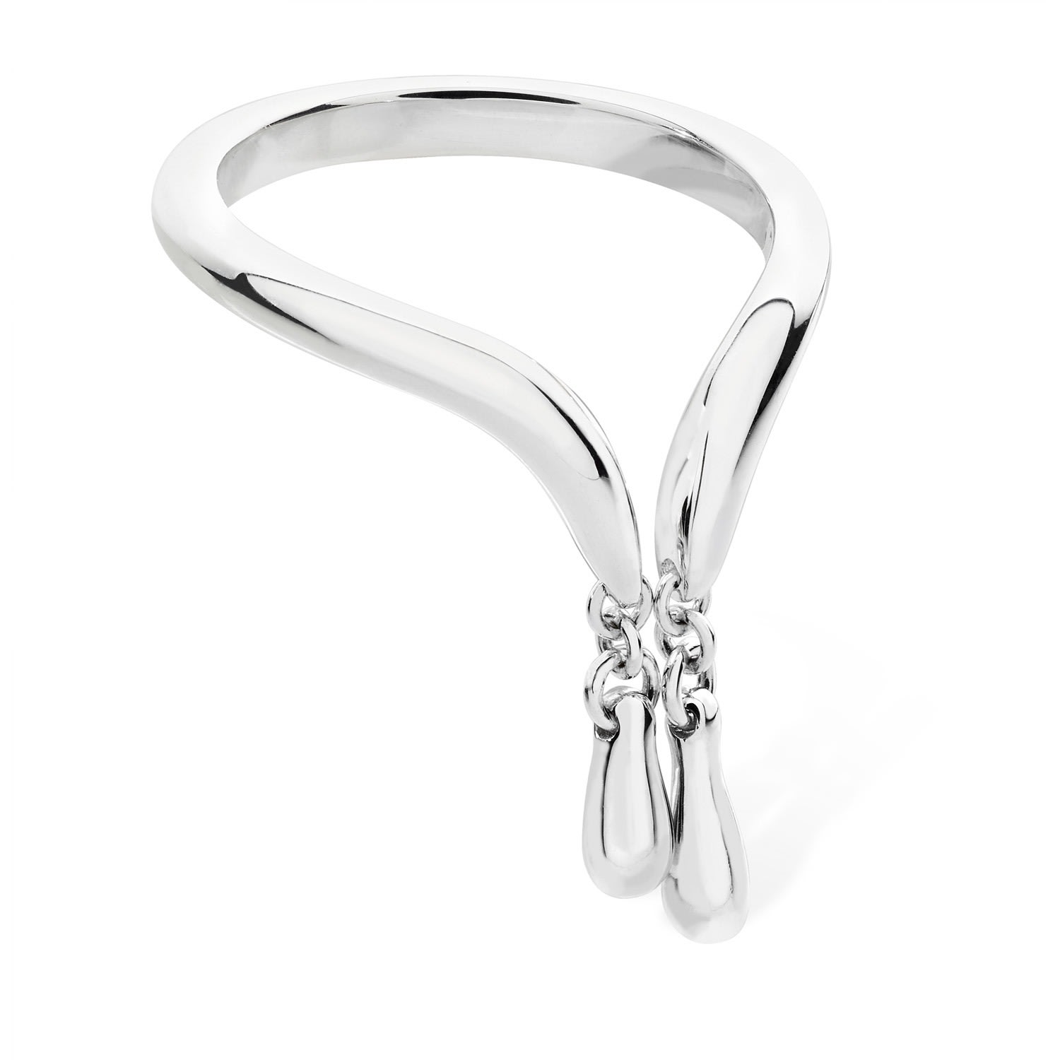 Lucy Quartermaine Women's Silver Open Double Ring In Silver