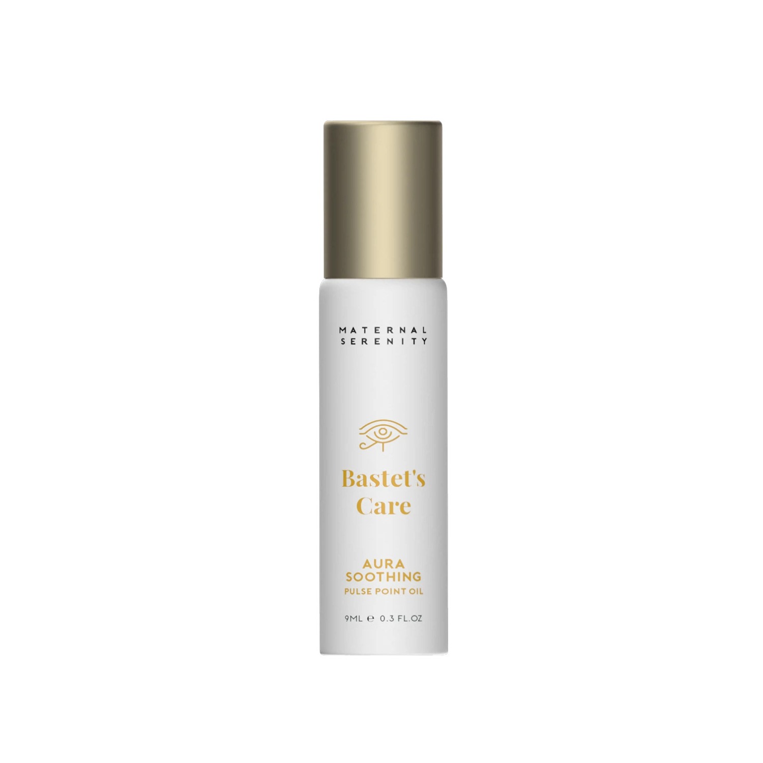 Yellow / White Bastet's Care, Aura Soothing Pulse Point Roller | One Size | Maternal Serenity