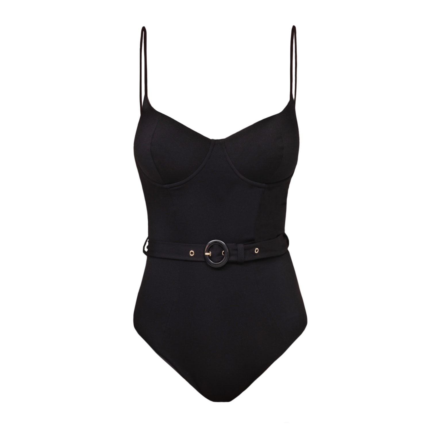 Women’s Gigi One Piece Black Large Kikki-G Swimwear