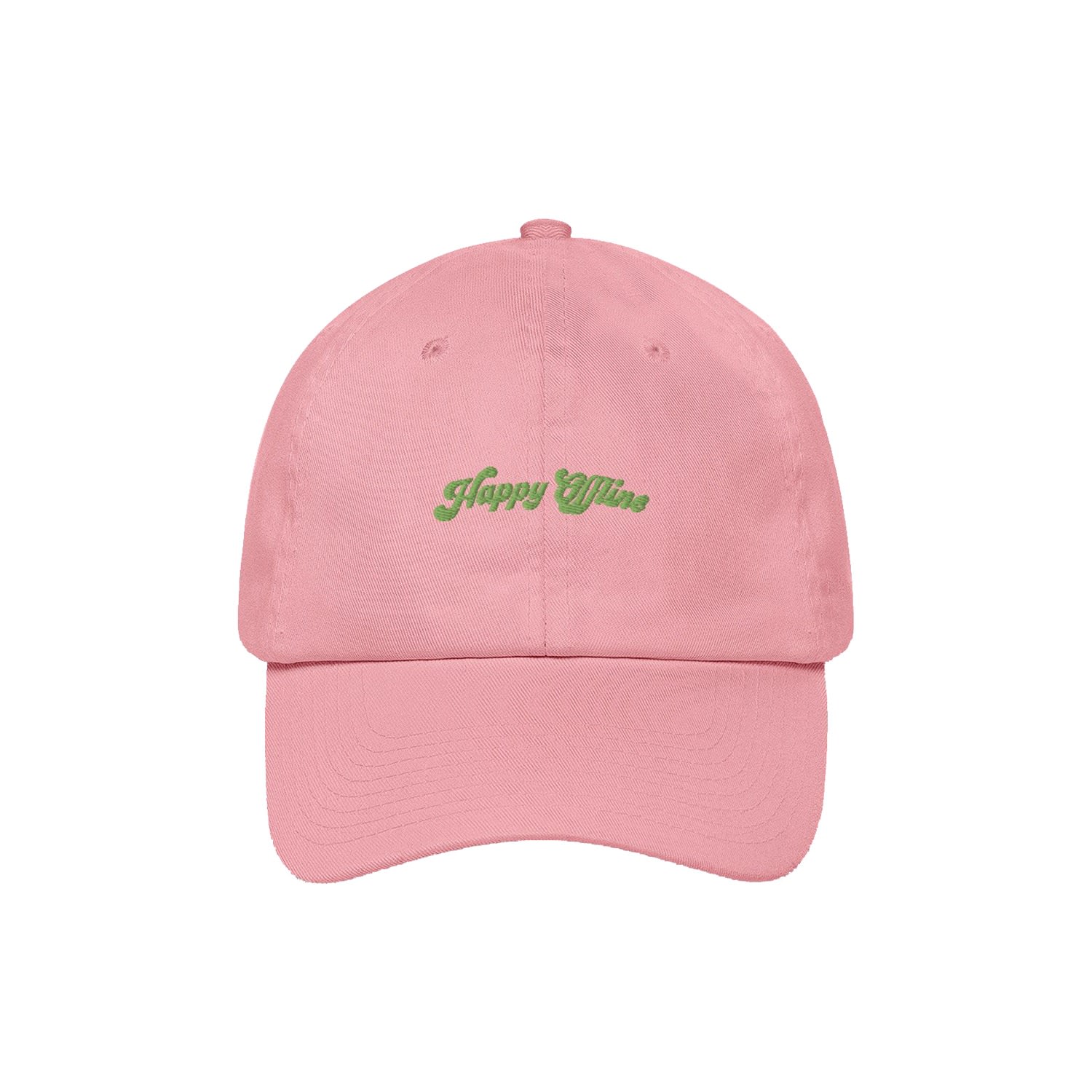Quillattire Men's Pink Happy Offline Dad Cap In Pink