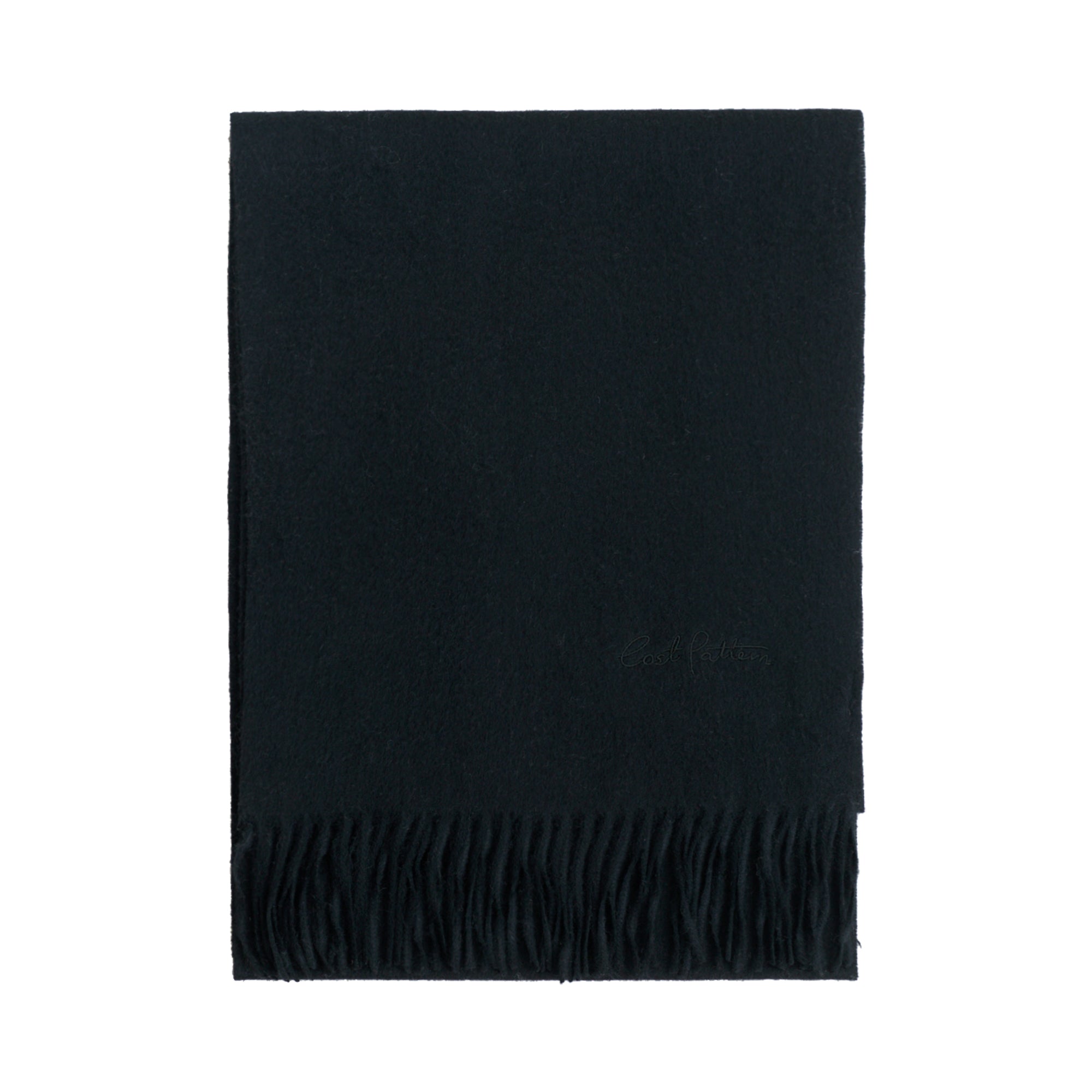 Lost Pattern Nyc Women's Lost In Warmth Classic Cashmere Scarf - Black In Black