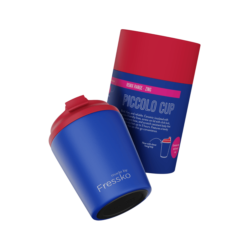 Fressko Piccolo 118ml/4oz Reusable Coffee Cup, Ceramic - Zing In Brown