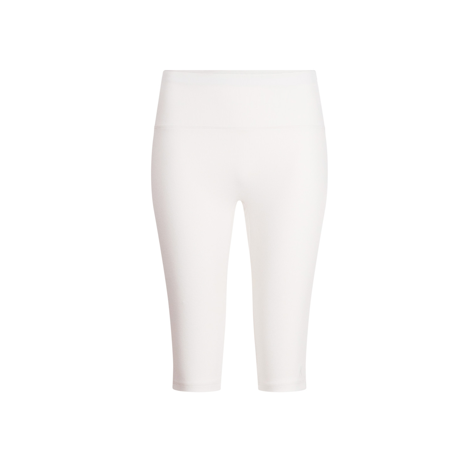 The Koozy Women's Charlotte High Waist Shorts In Sky White In White