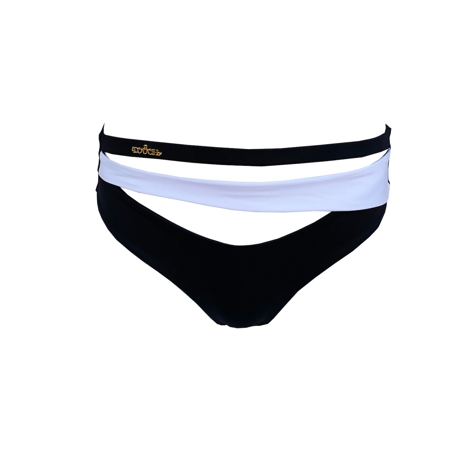 Women's Black Sleek Bikini | Large | Touch by Adriana Carolina