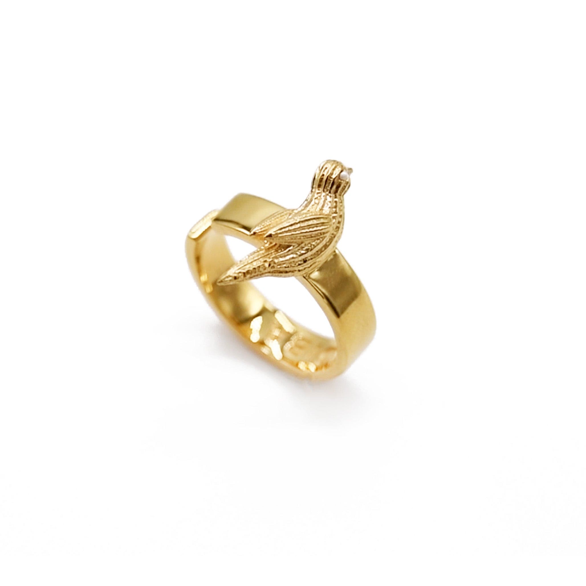 Women’s Robin Pearl Gold Vermeil Ring Adiba