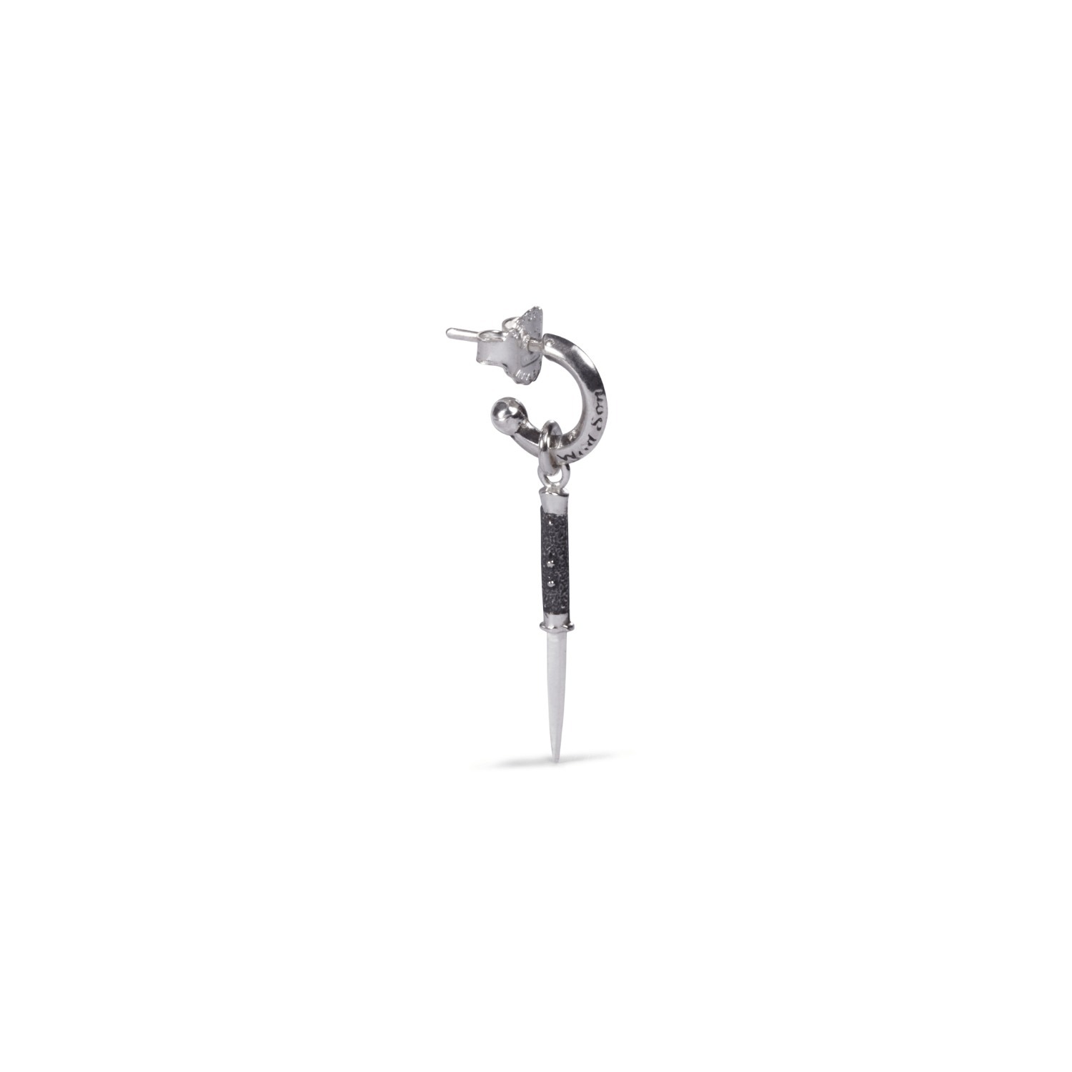 Wild Sons Women's Greaser Silver Earring In Silver