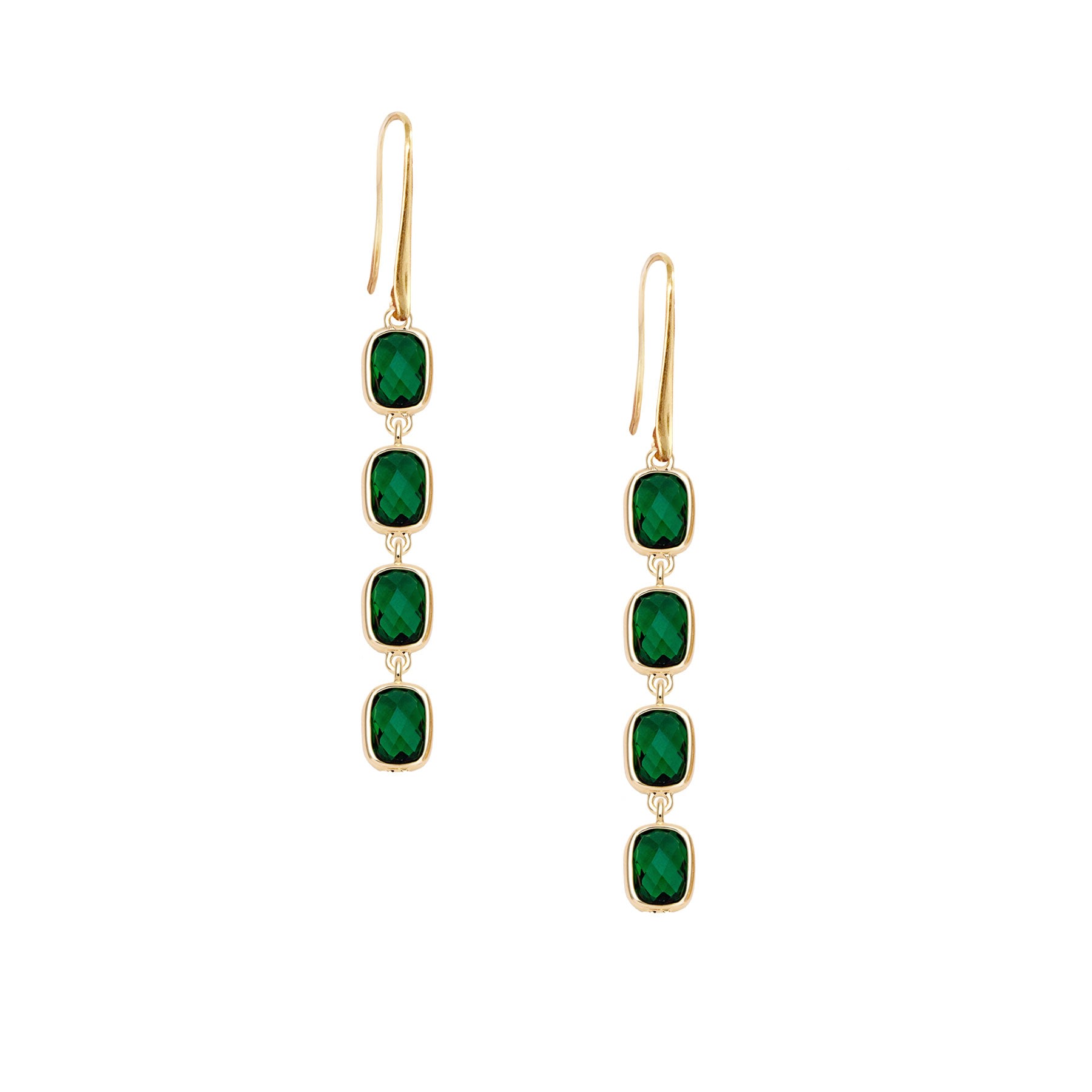 Women’s Chic & Sleek Drops - Green Adriana Pappas Designs