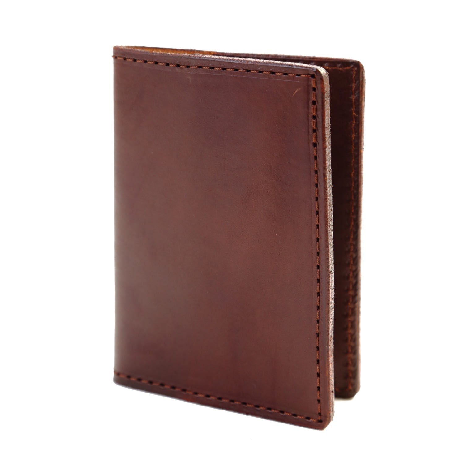 Men’s Brown Leather Passport Holder In Cuoio Havana The Dust Company