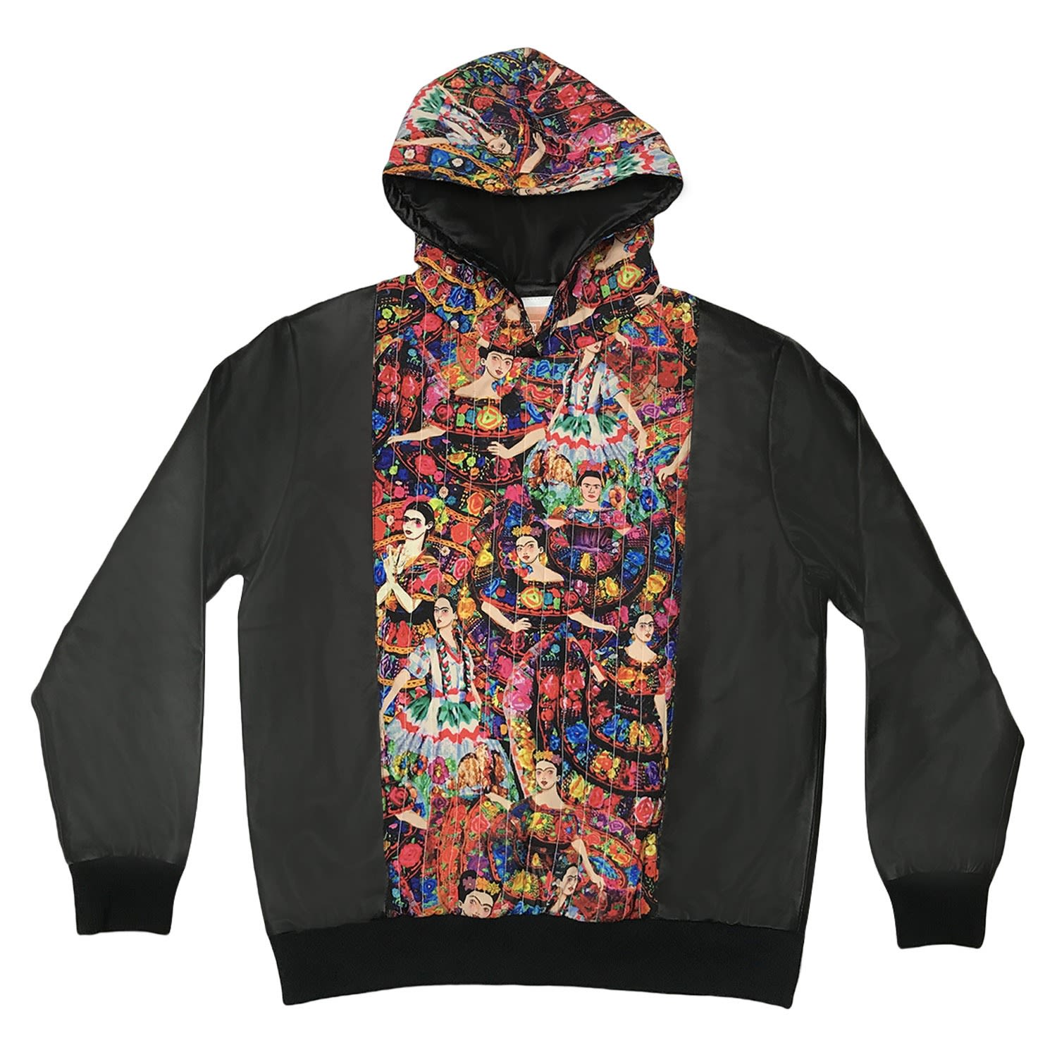 Women’s Black Hoody Of Artist Large Zasta Studio