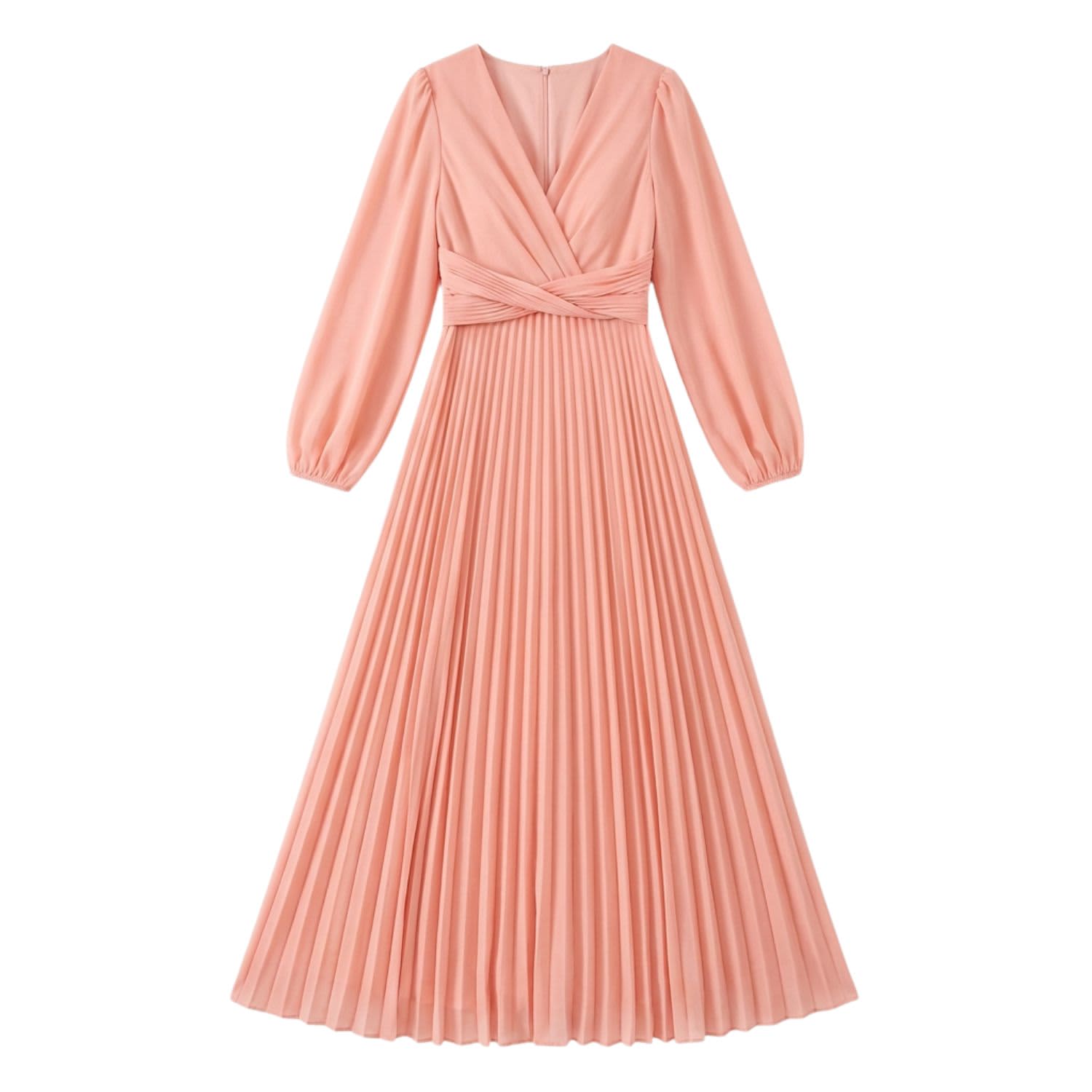 chinese dress ladies Opal Pink Long Sleeve Maxi Dress - US 4 main image 1