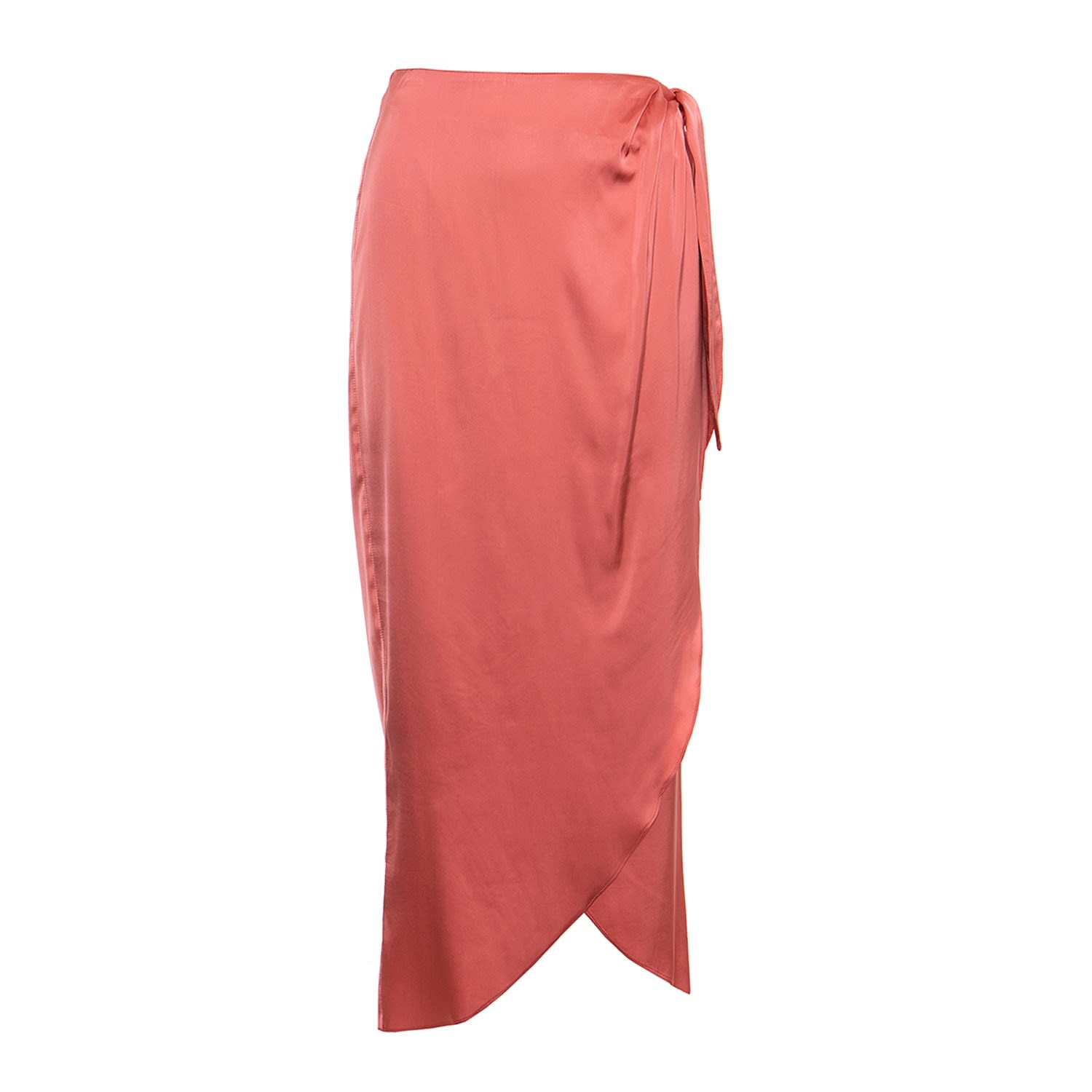 Women’s Yellow / Orange Freya Skirt In Coral Large Roses are Red