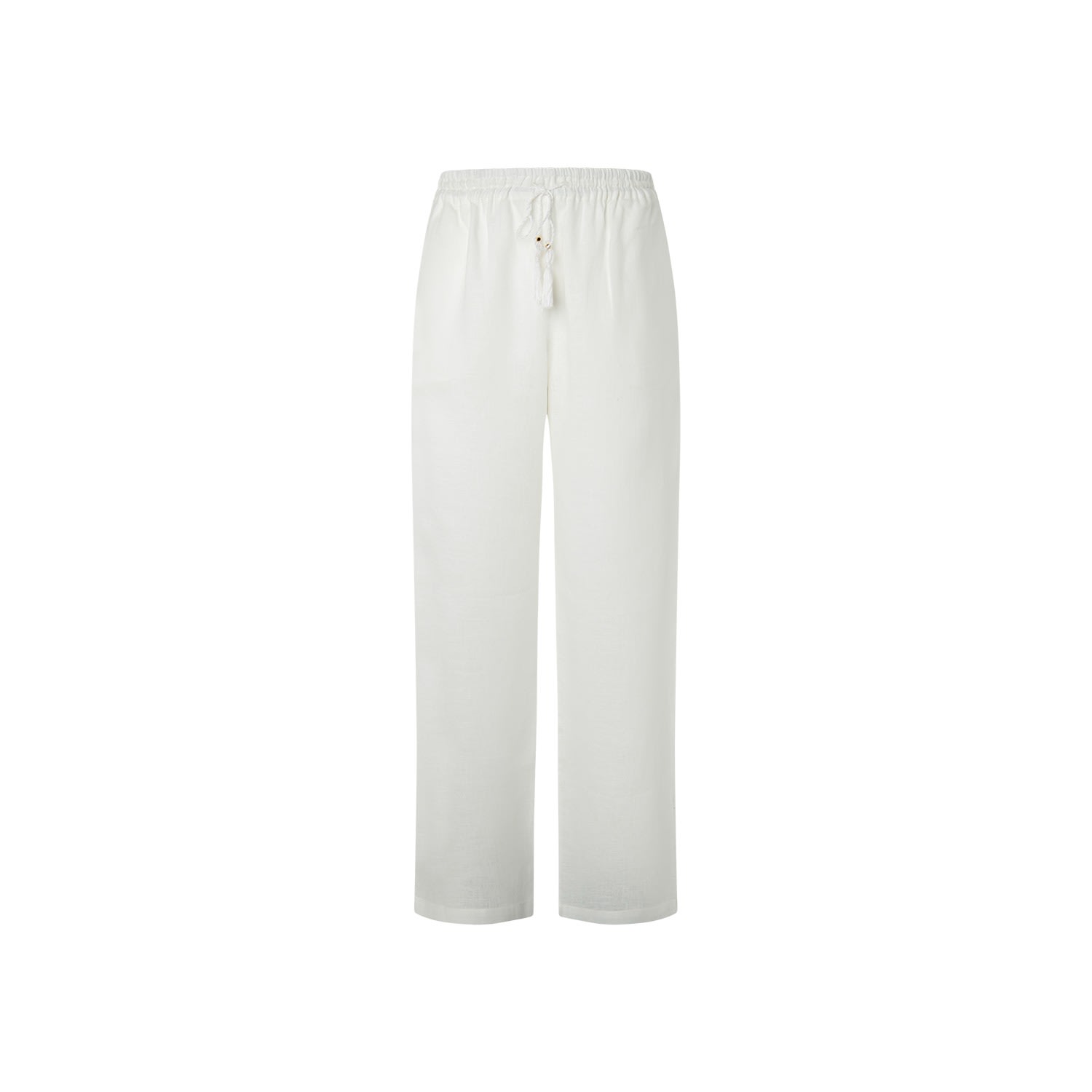 Women’s Milena Trousers In Elegant White One Size Balushka