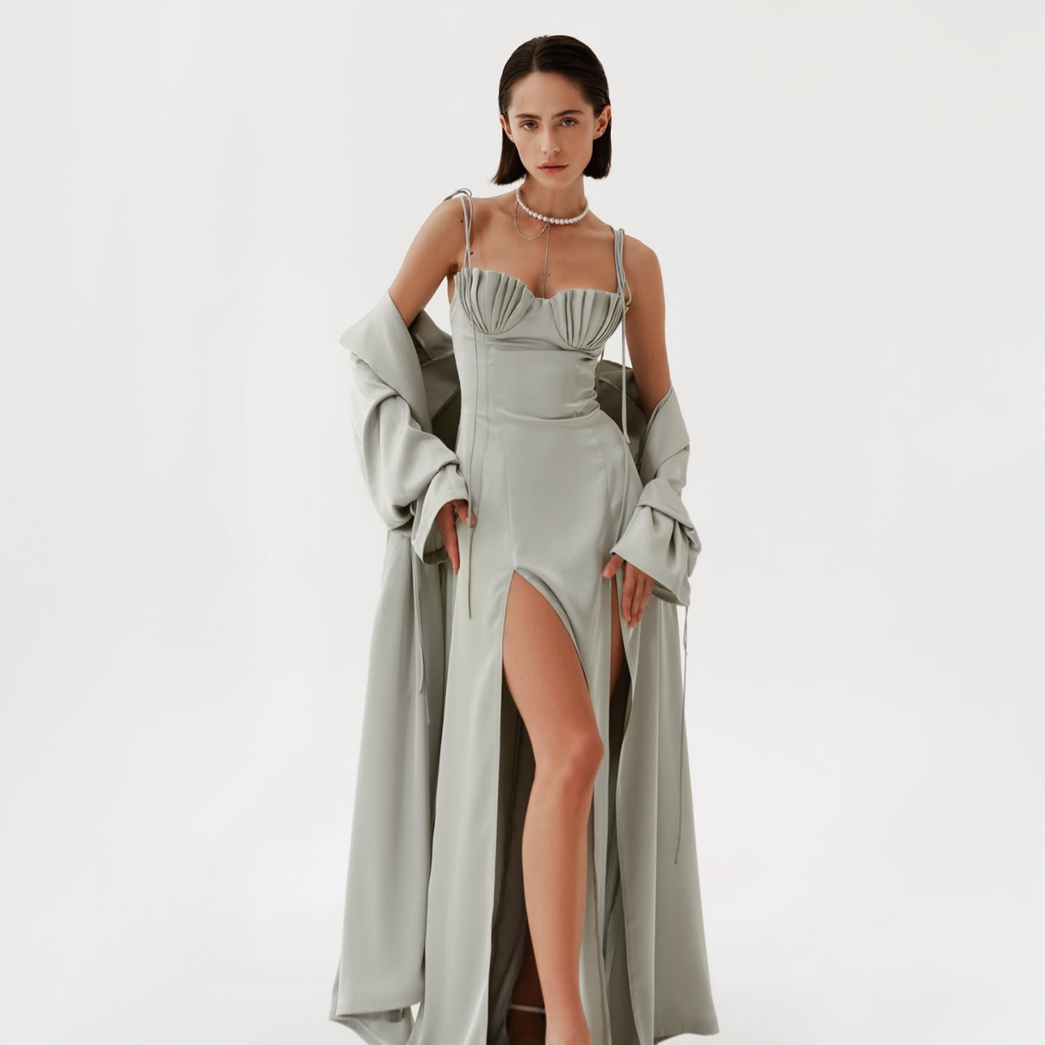Mint Mermaid Dress | La Musa | Wolf & Badger