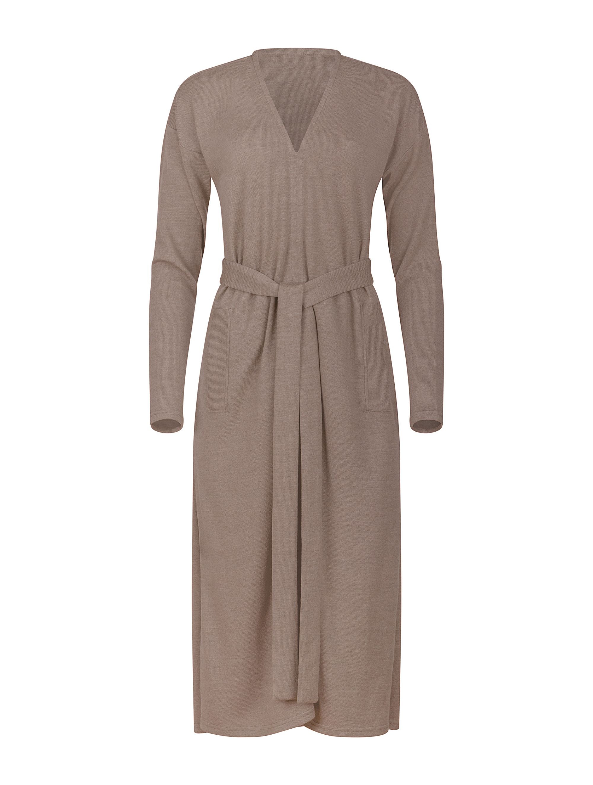 HELENE GALWAS WOMEN'S BROWN CHLOÉRE - KNITTED MAXI DRESS