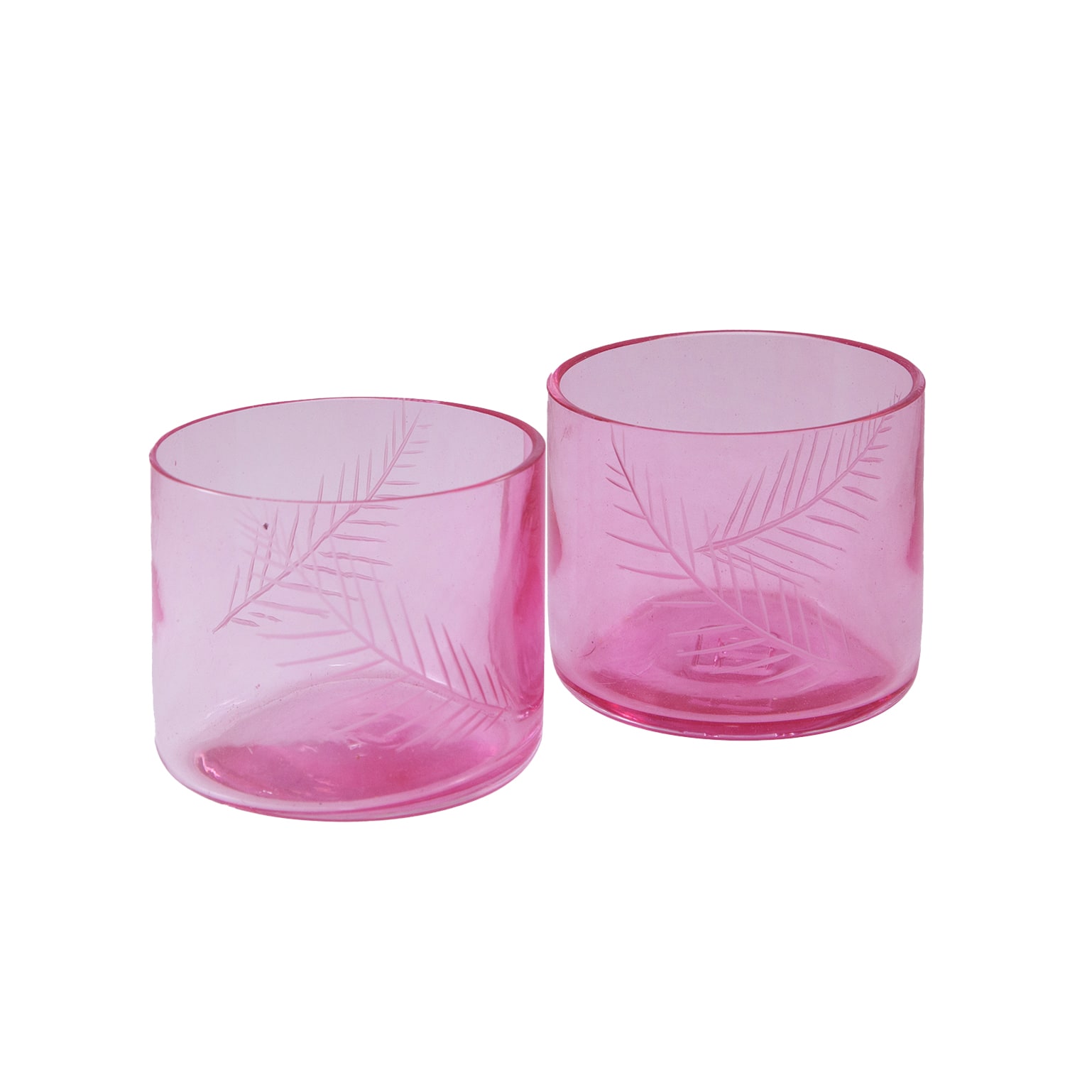 Pink / Purple / Red Ruby Pine Tasting Glass Set Le Glassworks