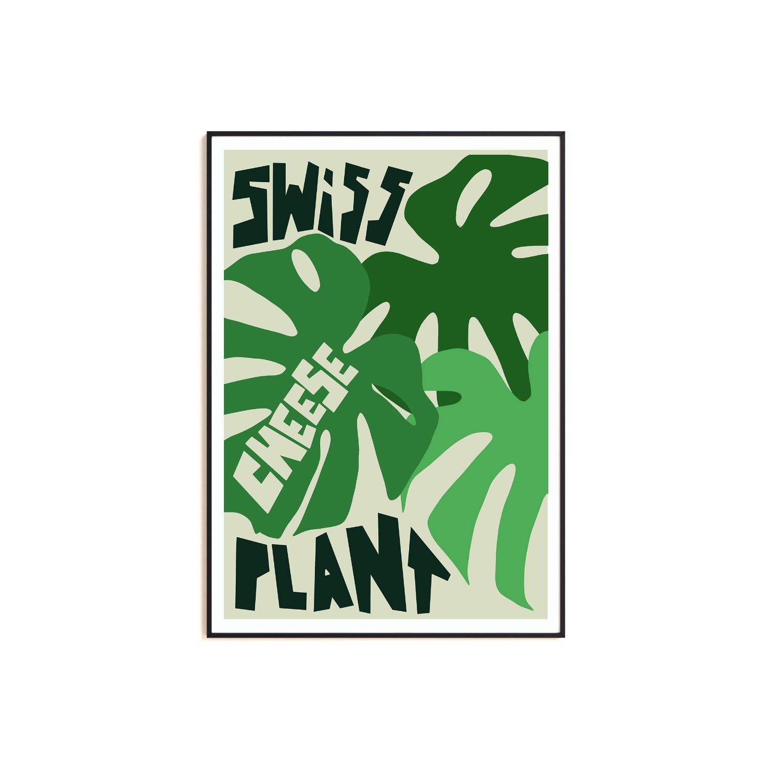 Swiss Cheese Plant Art Print - A2 Natalie Cass Art