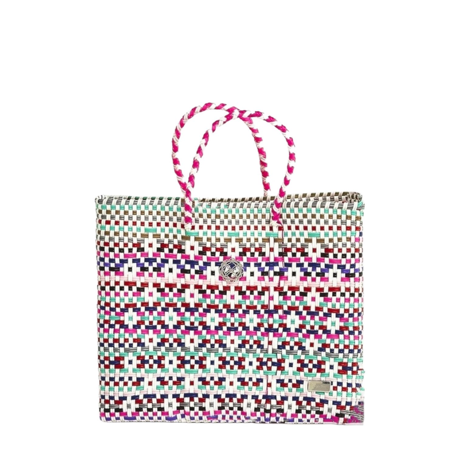 Women’s Pink / Purple / White Small Pink Patterned Tote Bag Lolas Bag