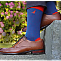 Whalley Finch Men's Blue / Red Altona Dots Gibraltar & Scarlet
