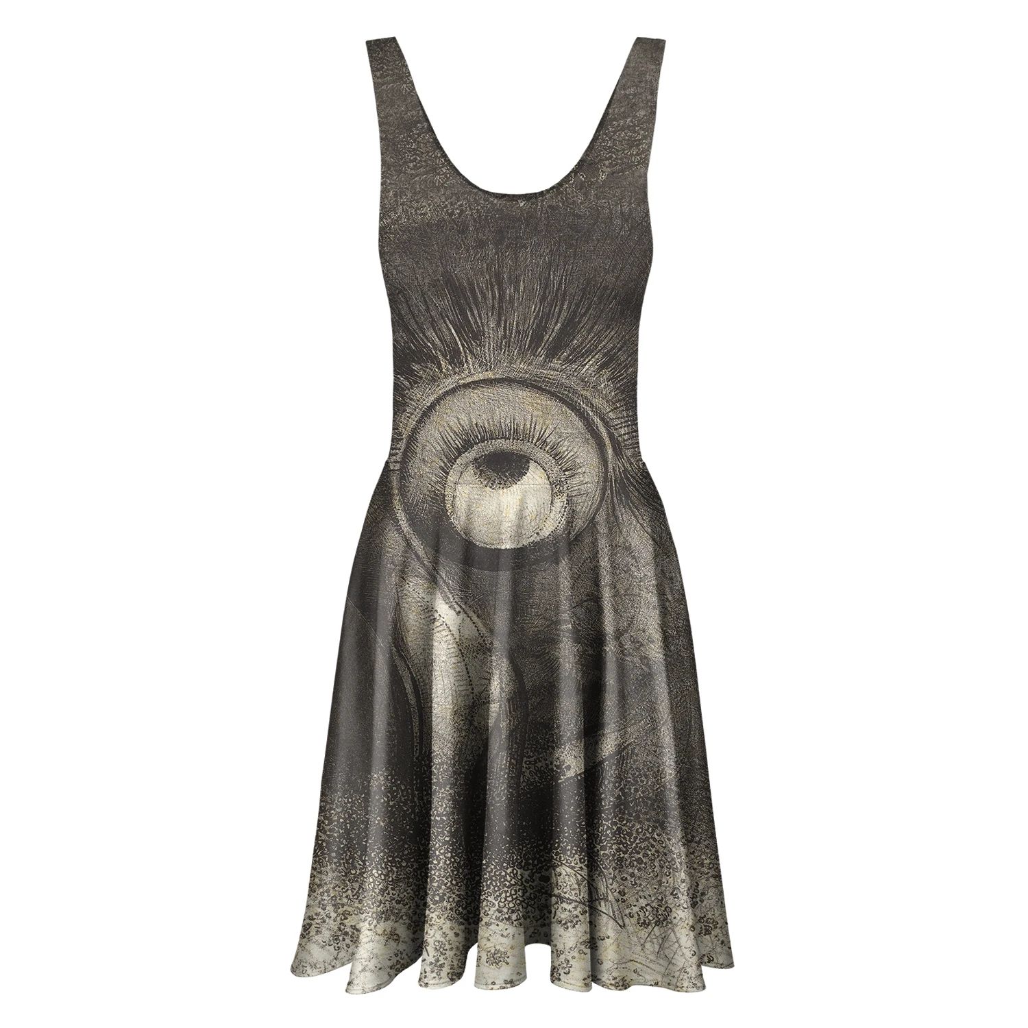 Aloha From Deer Women's Grey First Vision Attempted Circle Dress In Grey