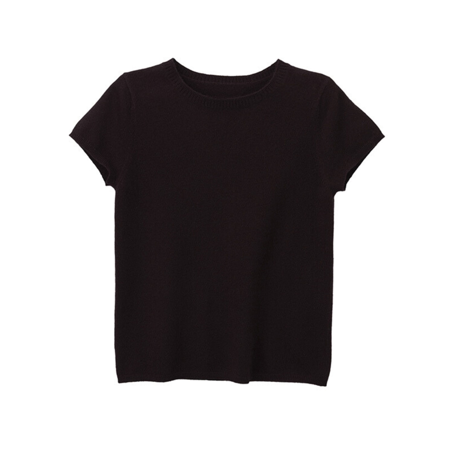 Cove Women's Lillie Black Cashmere Tee In Black