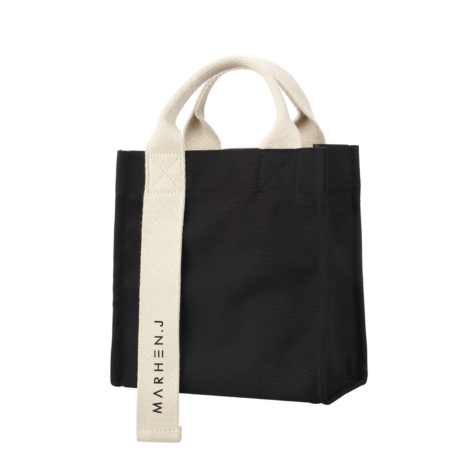 Ricky Mini Canvas Bag Black MARHEN.J Wolf Badger