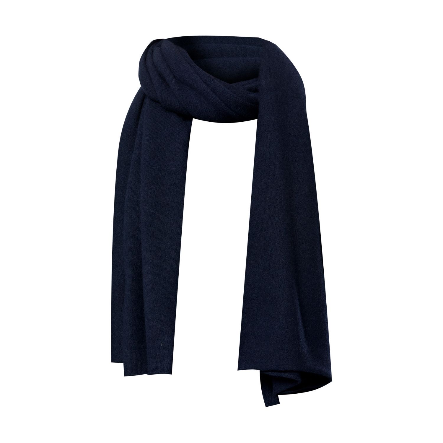 Helen Mcalinden Women's Blue Navy Cashmere Travel Wrap In Blue