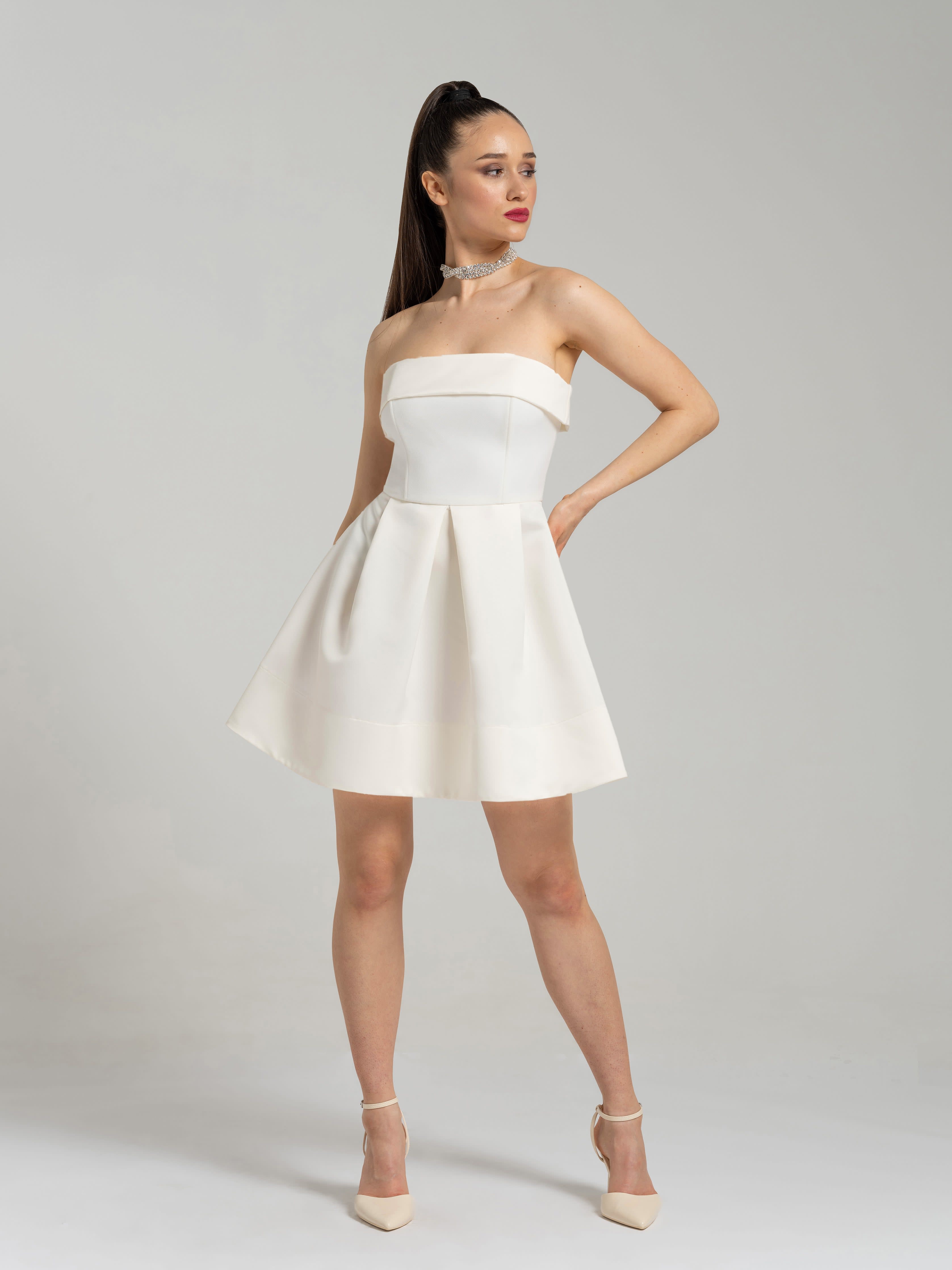 ANDMARY】Wendy flare mini dress