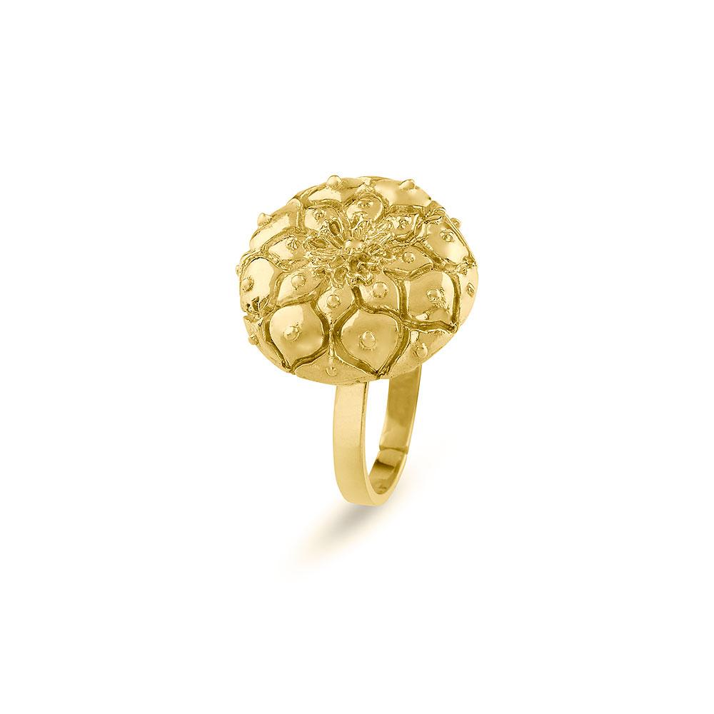 Sophie Simone Designs Women's Ring Large Peyote - Silver In Silver