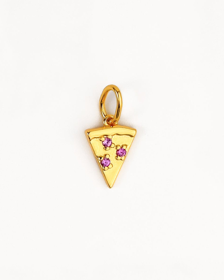 Zynnia Collective Women's Gold Pizza Slice Charm In Gold