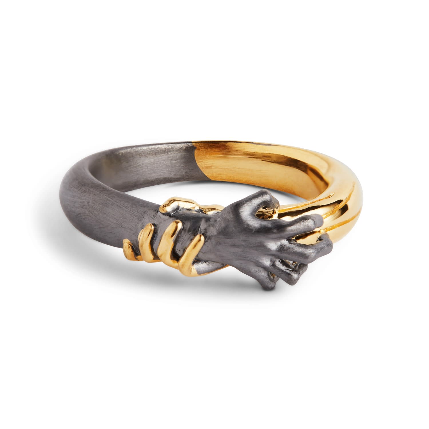Kasun Women's Black / Gold Touch No Evil – Black & Gold Hands