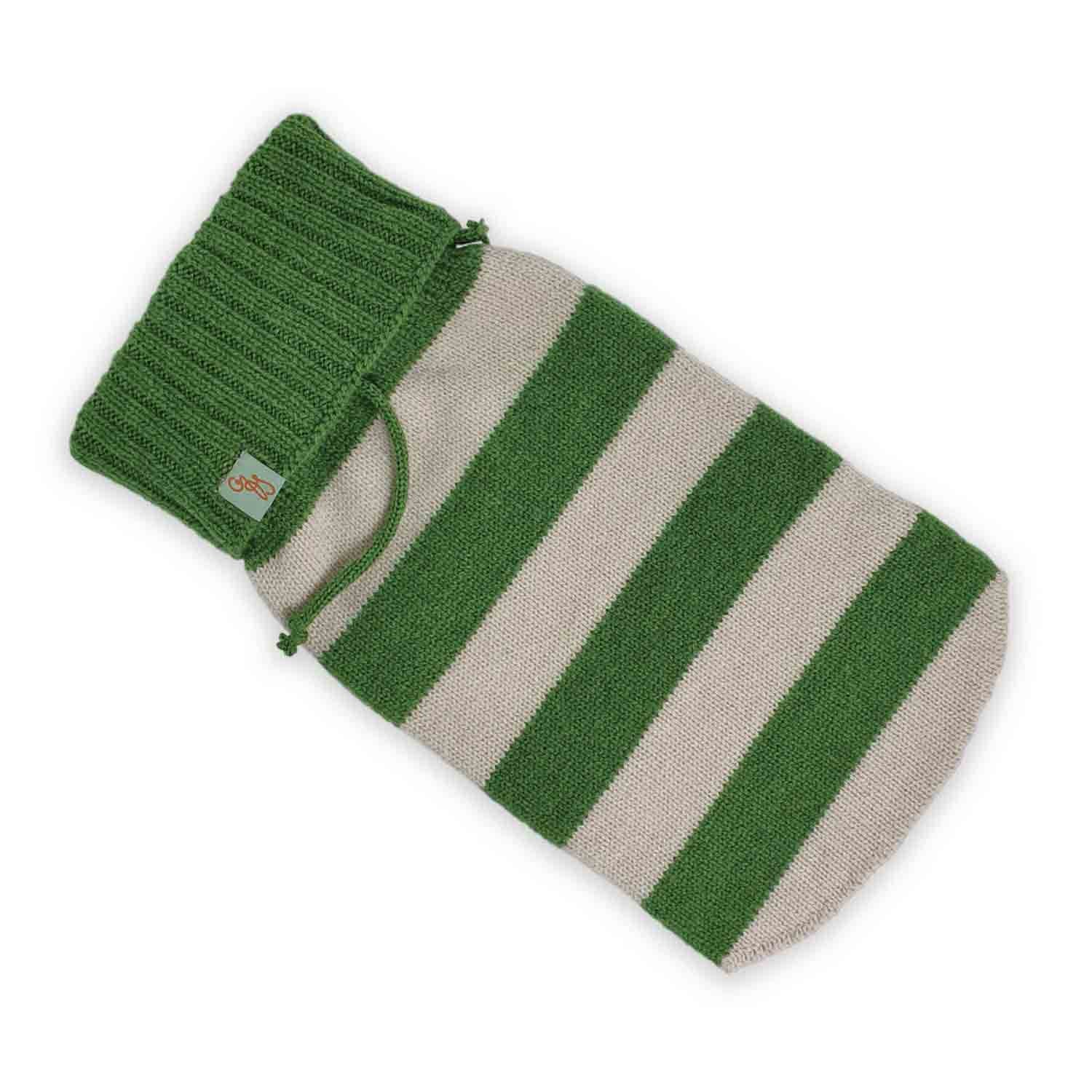 Green / White Hotties - Stripe - Natural, Watercress Green Otto & Spike