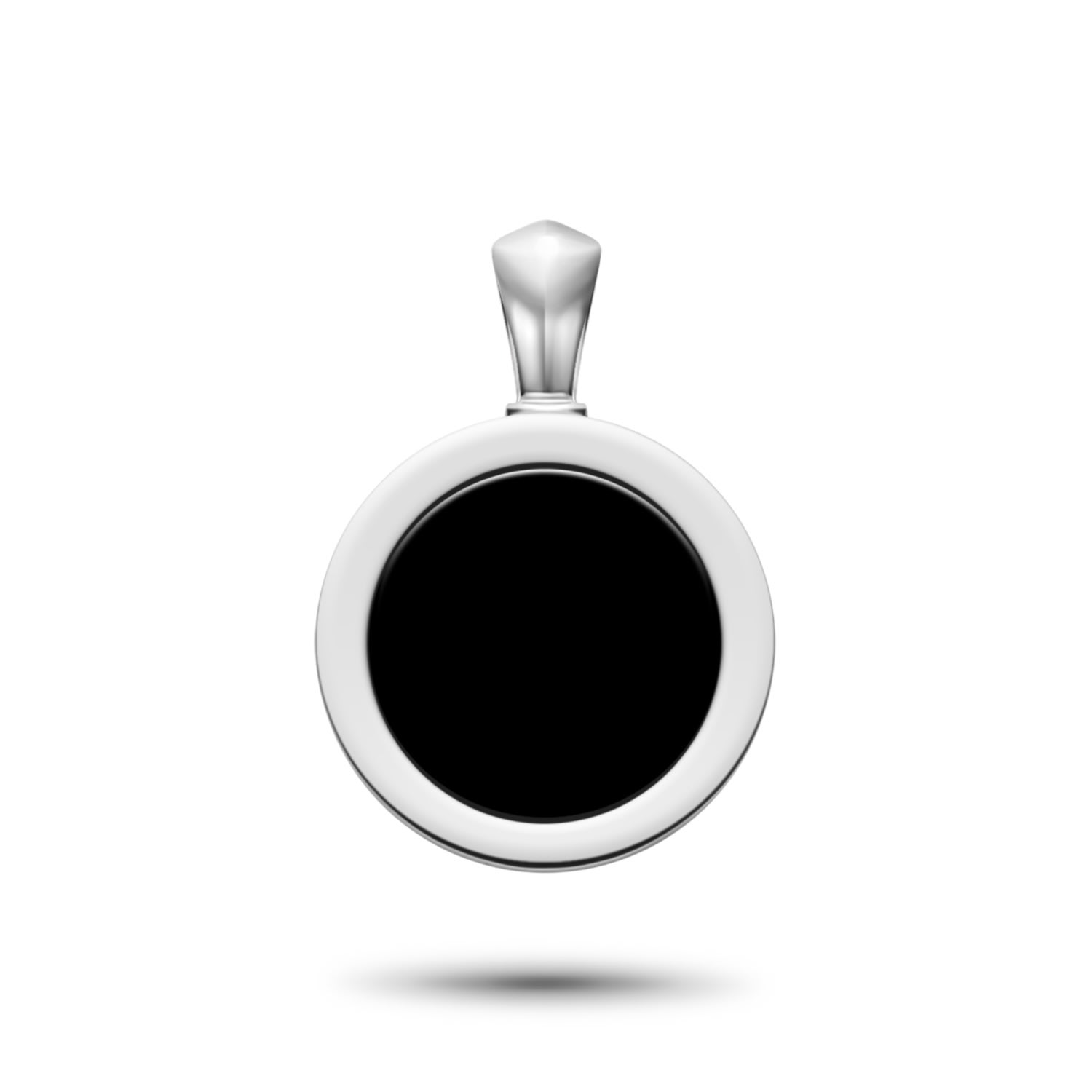 Men’s Black / Silver Genesis Black Onyx Amulet Rahul Patel Collection