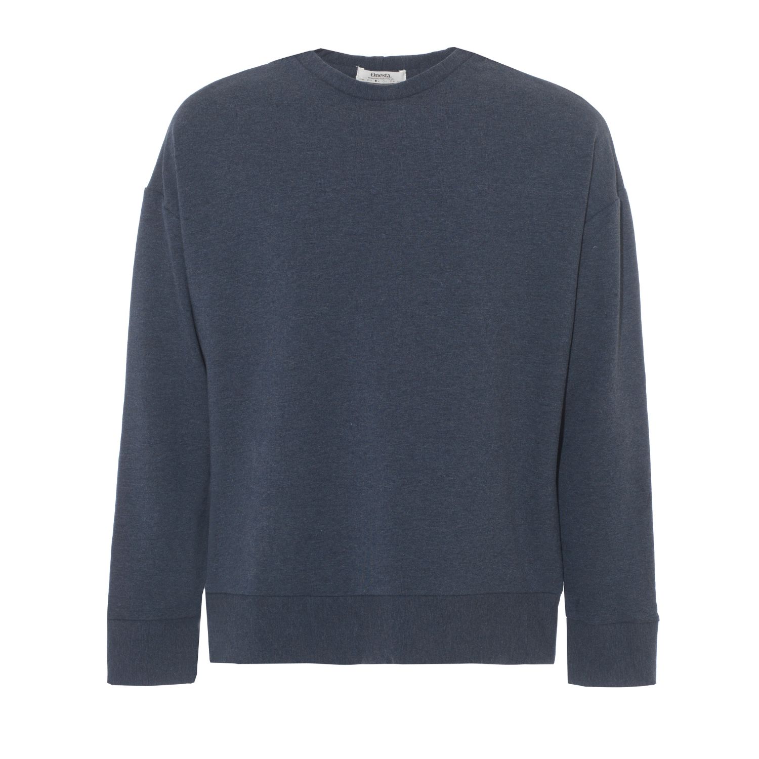 Onesta Blue Tencel Loungewear Sweater In Blue