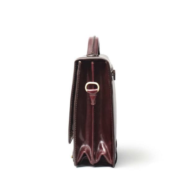 MAXWELL SCOTT BAGS Luxury Italian Leather Men's Business Satchel Briefcase Battista Dark Chocolate Brown