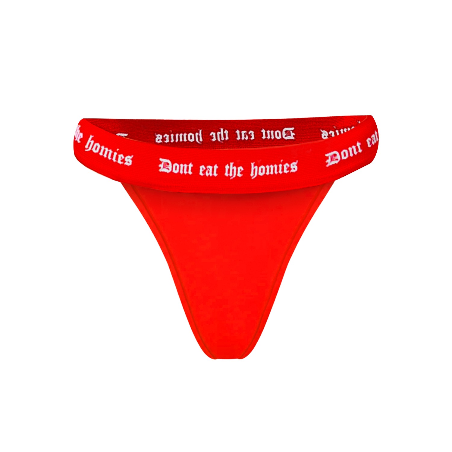 Dont Eat The Homies Women's  Classic Bikini Bottom - Red In Red
