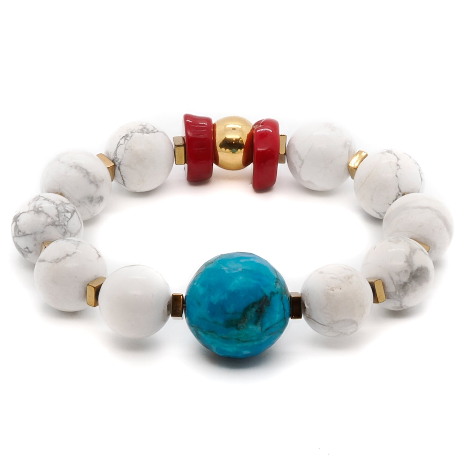 Women’s Blue / White Turquoise Balance Bracelet Ebru Jewelry