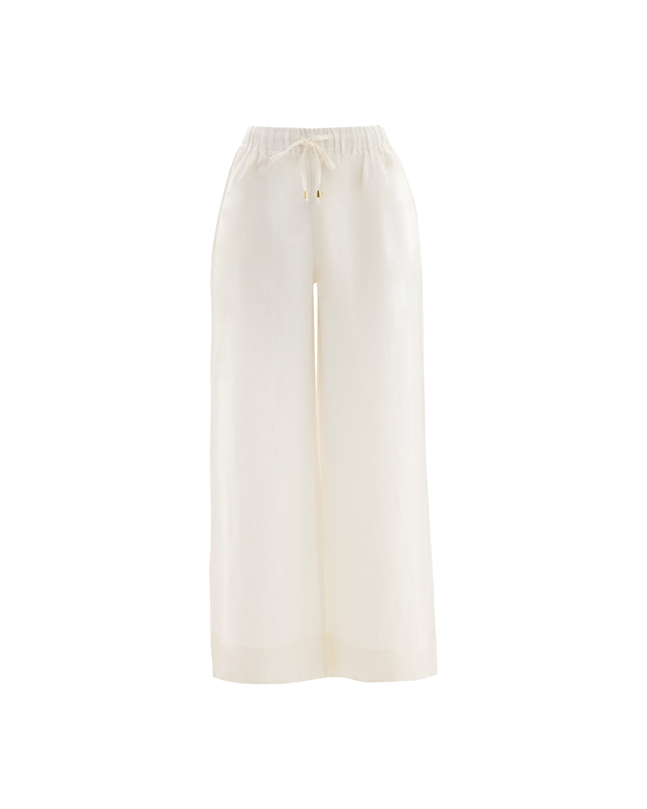 Monlicia Women's Ciel Linen Pant - White In White