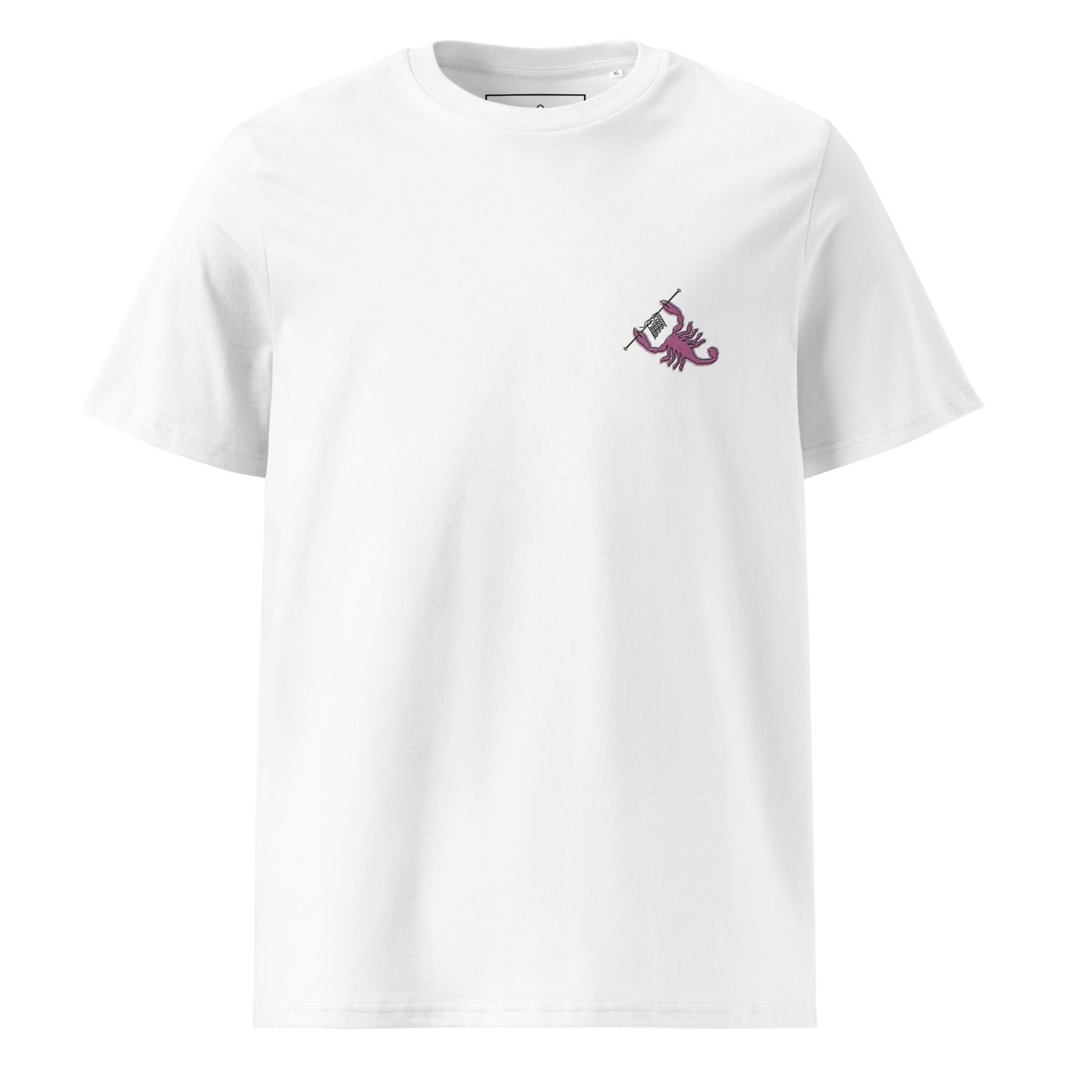 White Scorpion Knittin' Up In The Wild Organic Cotton Embroidered T-Shirt
