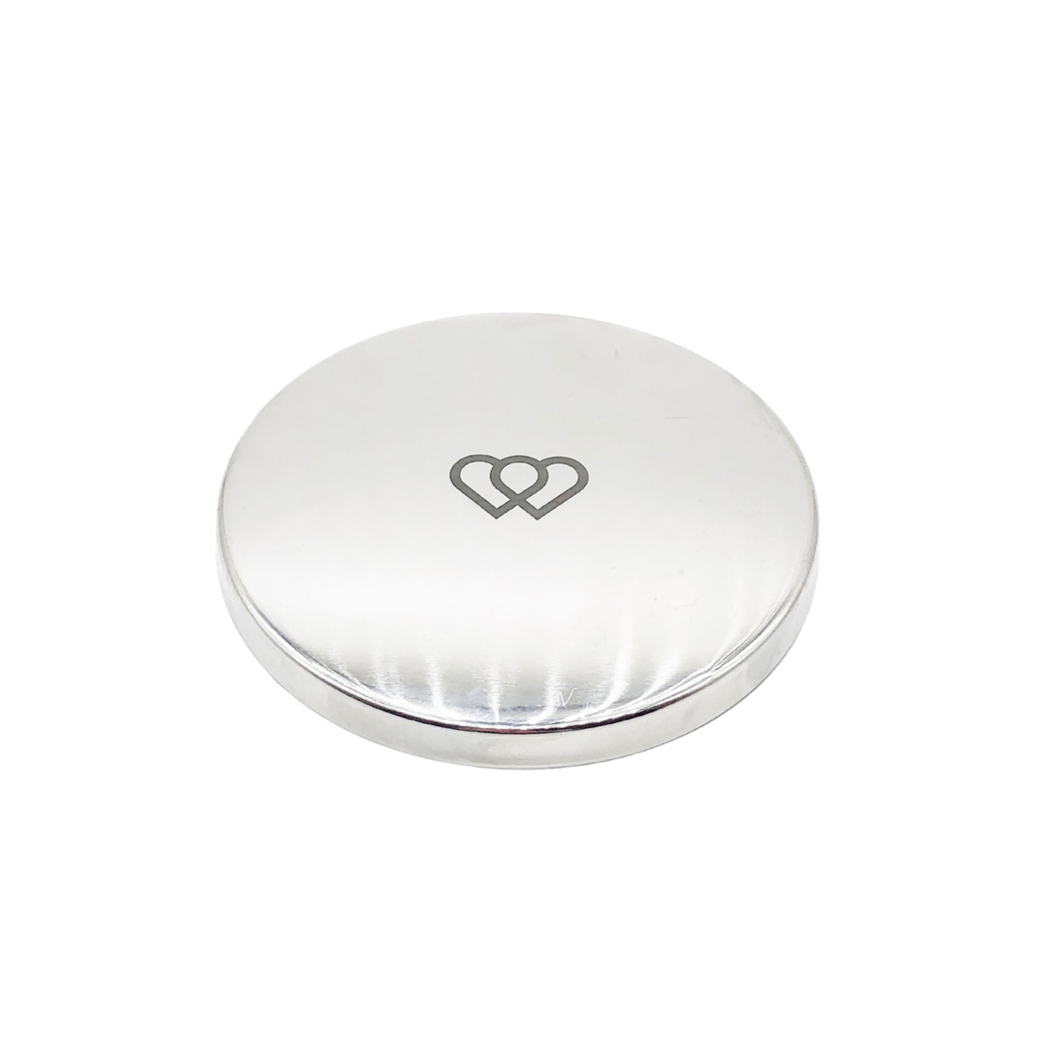 The Universal Soul Company Total Luxury Hand Engraved Silver Tone Large Candle Lid In Silver