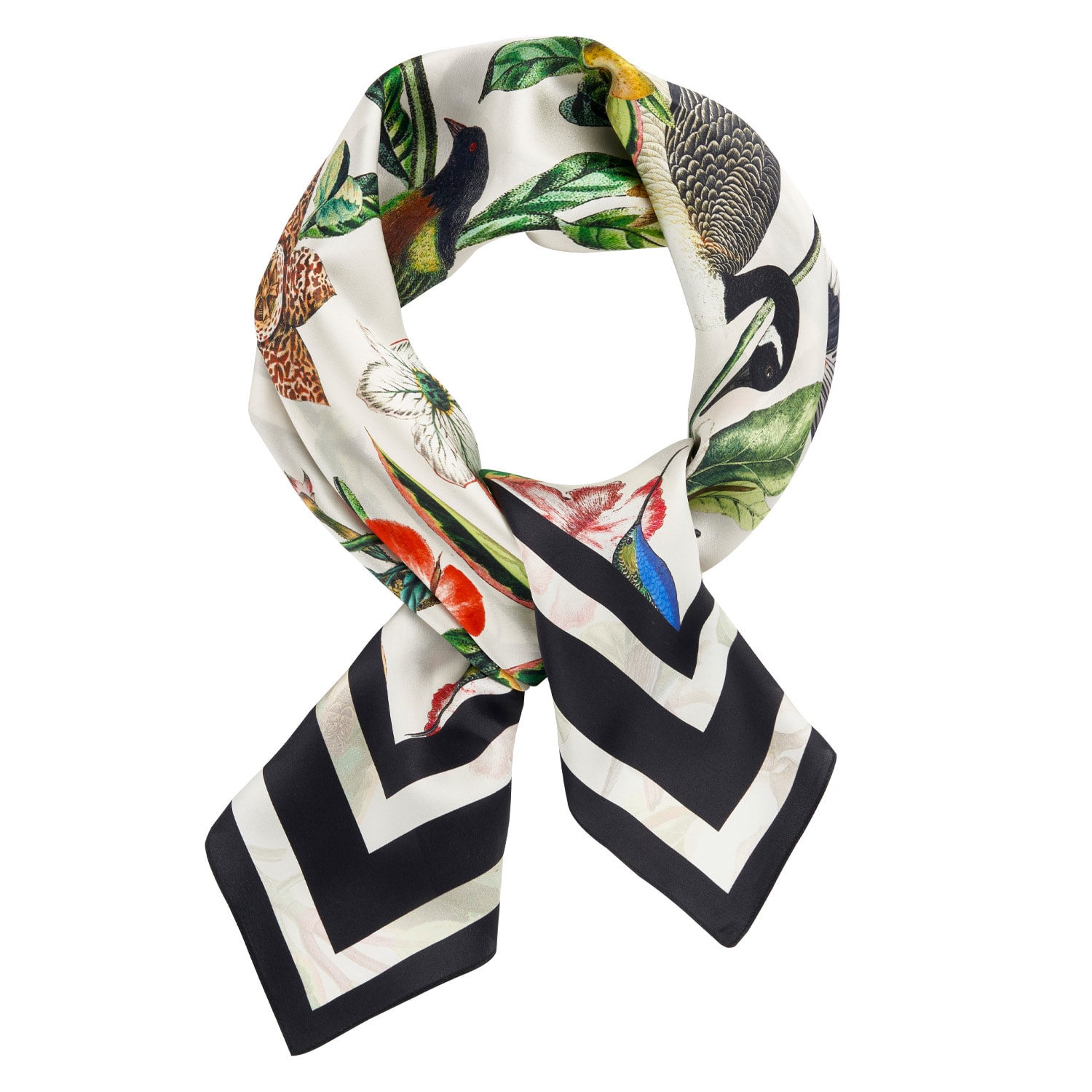 Women’s White Fable Golden Goose Luxury Square Scarf Fable England