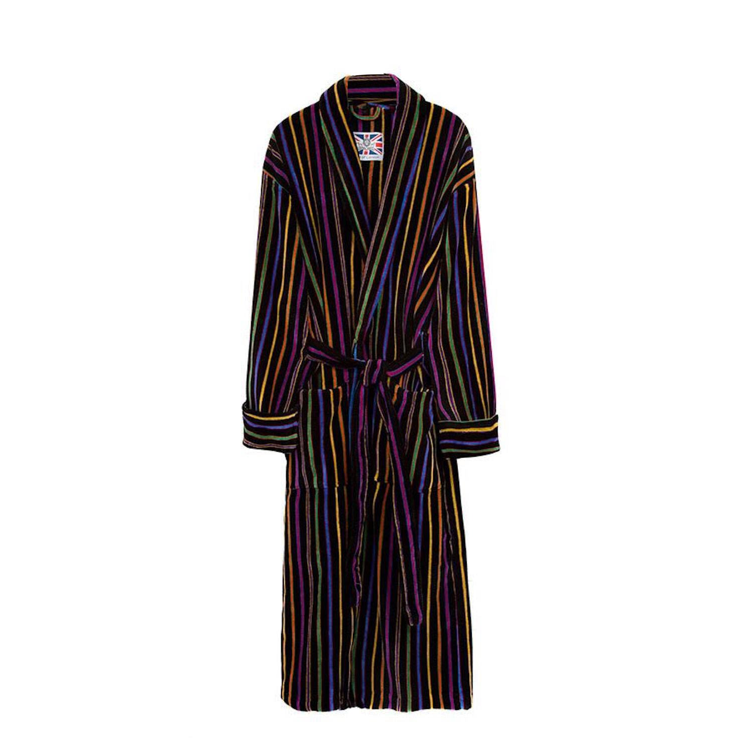 Men’s Dressing Gown Mozart Stripes Extra Large Bown of London