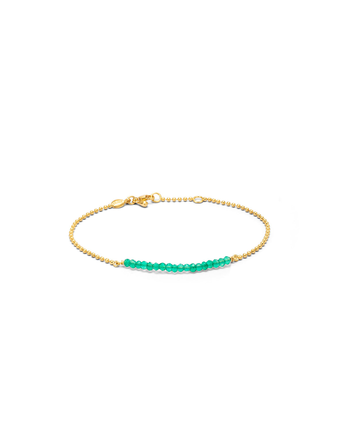 Eloise Jewelry Women's Cosmos Bracelet Green Onyx In Green