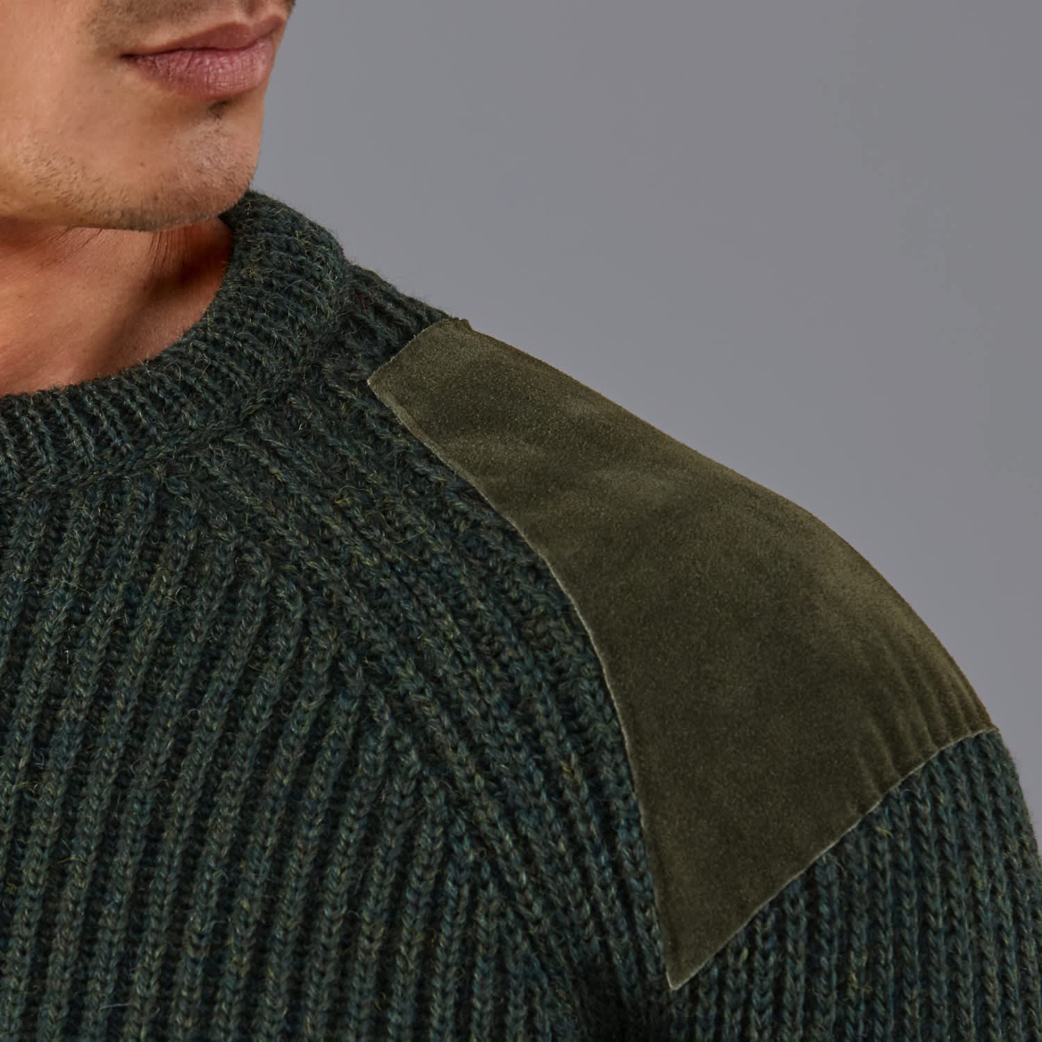 Mens British Wool Heavyweight Ribbed Jumper – Paul James Knitwear