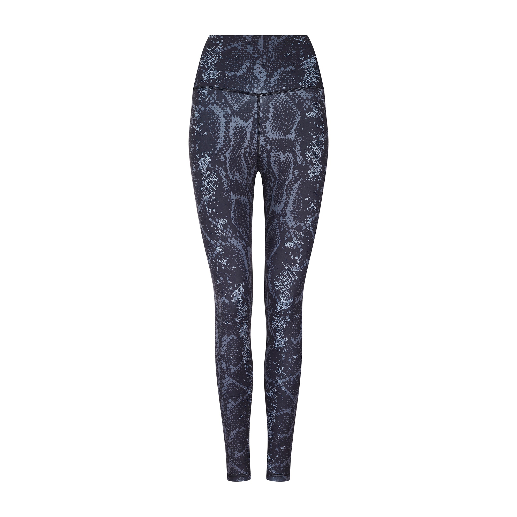Lula-ru Women's High Rise Legging - Grey Snake In Grey