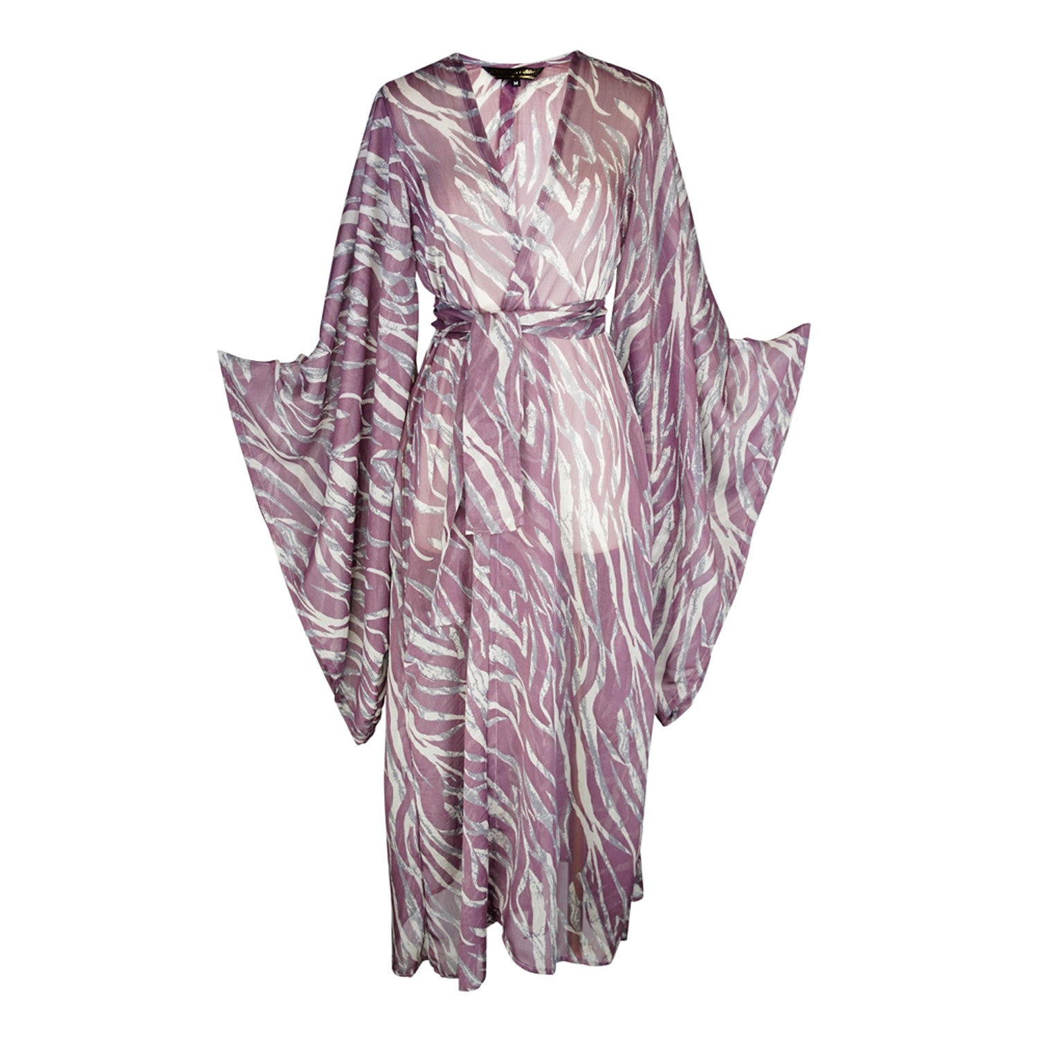 Jennafer Grace Women's Pink / Purple Etosha Kimono In Amethyst In Pink/purple